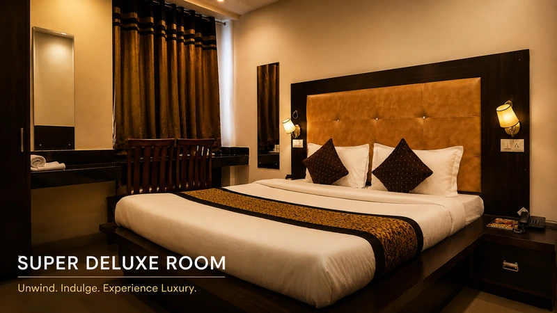 Super Deluxe Room at Hotel The Black Gold — travel agent hotel bookings in Chandigarh, Nayagaon